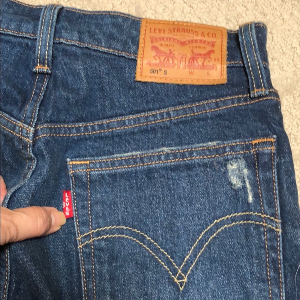 501 S Levi’s , Sz 24/ sz 1 high waisted. - Picture 7 of 7